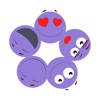 Animated Cute Purple Sticker Animated Cute Purple Sticker