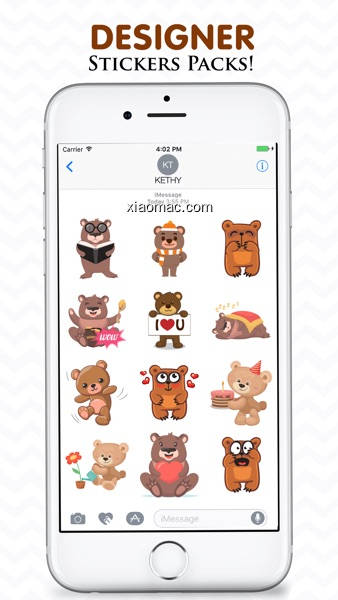 【图】Brown Bear Cute Stickers(截图1)