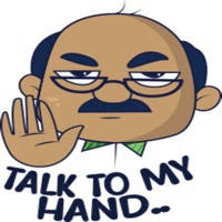 Mr. Bald Man stickers