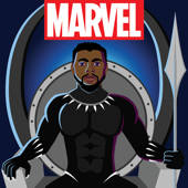 Marvel Stickers: Black Panther Marvel Stickers: Black Panther