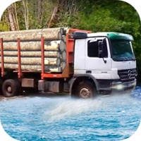 Wood Truck Hill Road Driver Wood Truck Hill Road Driver