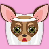Animated Chocolate Tan Chi