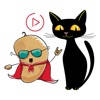 Black Cat Sticker! Black Cat Sticker!