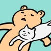 毎日くま&ねこステッカー 2 毎日くま&ねこステッカー 2