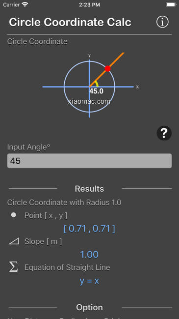 【图】Circle Coordinate Calculator(截图1)