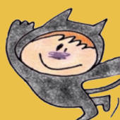 黑猫 KURO 1 贴纸