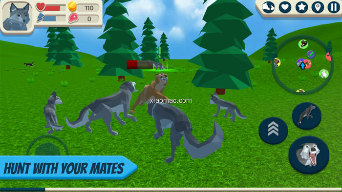 【图】Wolf Simulator: Wild Animals(截图1)