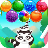 Raccoon Bubble-Colorful Puzzle
