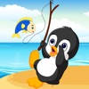 Baby Penguin Fishing Baby Penguin Fishing