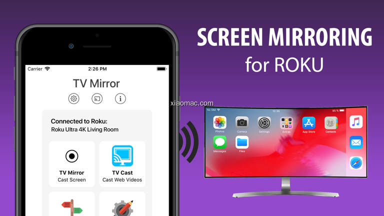 【图】Screen Mirroring for Roku(截图1)