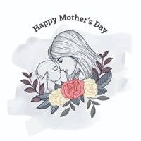 Hugs Mother’s Day Stickers