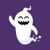 Spooky Halloween Ghost Sticker