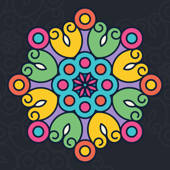 Coloring Book- Drawing Mandala