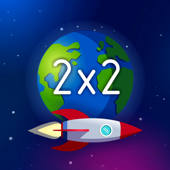 Space Math Multiplication game
