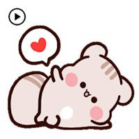 Animated Happy Little Squirrel