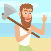 Tap Miner-Lumberjack: Clicker