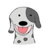 Brave Dalmatian Dog Sticker