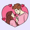 Love Love Love Stickers