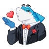 Shark Boss Emoji Stickers
