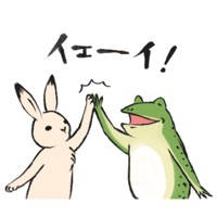 Animal Ukiyoe sticker1 (鳥獣戯画１)