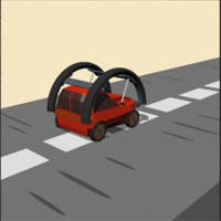 Rollable Car