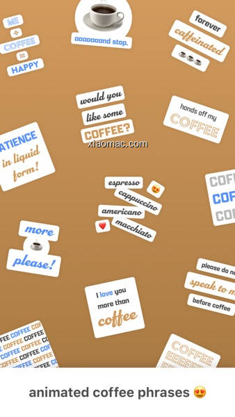【图】Coffee Stickers! for iMessage(截图2)