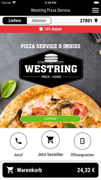 【PIC】Westring Pizza Service(screenshot 0)