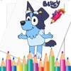 bluey coloring & drawing