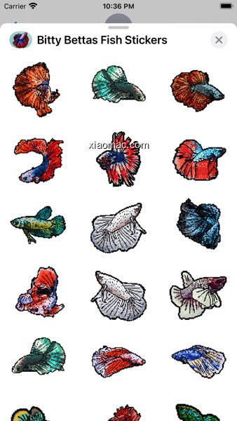 【图】Bitty Bettas Fish Stickers(截图2)