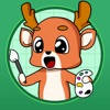 Cute Deer Emoji Stickers Cute Deer Emoji Stickers