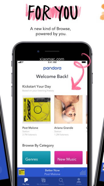 【图】Pandora: Music & Podcasts(截图 1)