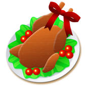 A turkey -Let’s eat-
