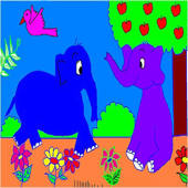 Story Book, Little Elephant Bubloo Story Book, Little Elephant Bubloo