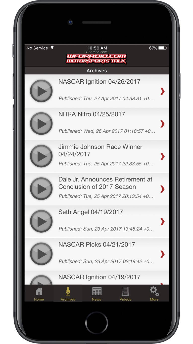 【图】WFO Radio NHRA NASCAR Podcast(截图2)