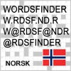 NO Words Finder PRO/Norwegian NO Words Finder PRO/Norwegian