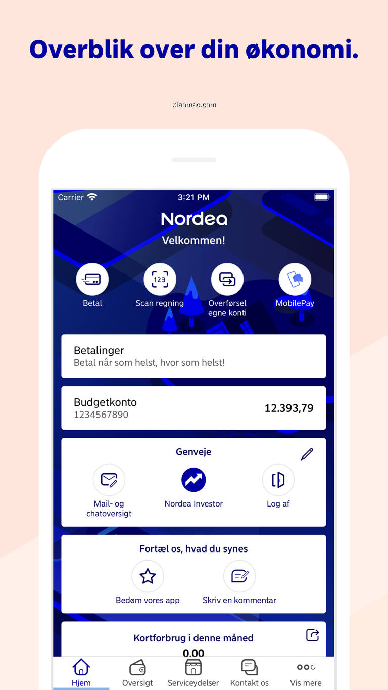 【图】Nordea Mobile – Denmark(截图1)