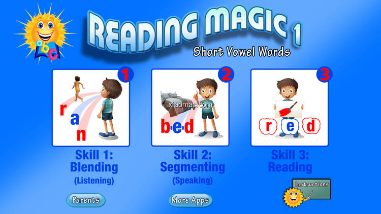 【图】READING MAGIC Deluxe–Learning to Read Through 3 Advanced Phonics Games(截图1)