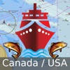 Marine Navigation – Canada – Offline Gps Nautical Charts for Fishing, Sailing and Boating