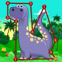 Dinosaur Dots Connect for kids