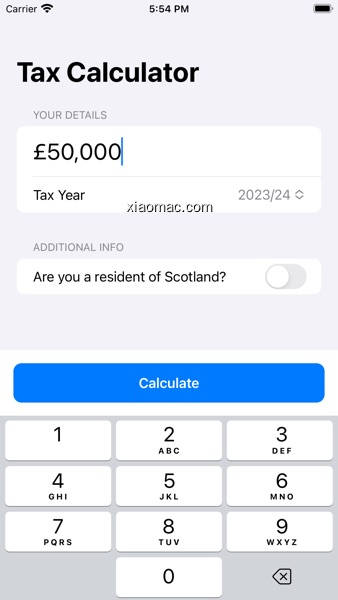 【图】UK Income Tax Calculator(截图 0)