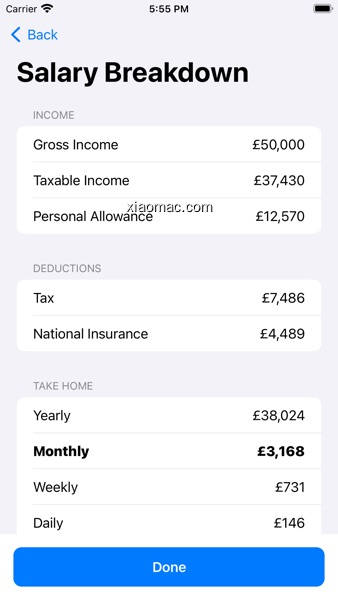 【图】UK Income Tax Calculator(截图 1)