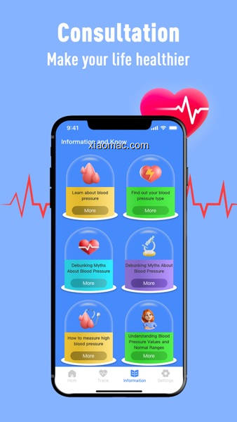 【图】Blood  Pressure Recorde App(截图2)