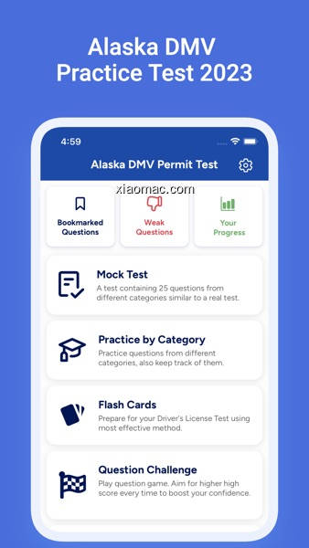 【图】AK DMV Permit Practice Test(截图1)