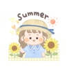 淡色ちゃん。夏のかわいい毎日。