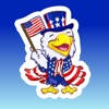 July 4 Fun Stickers