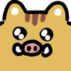 animated boar sticker