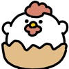 animated chicken sticker