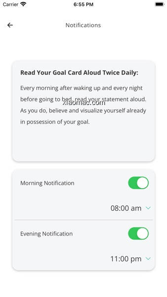 【图】Affirm: Daily Goal Card Review(截图2)