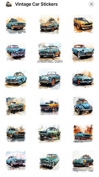 【图】Vintage Car Stickers(截图1)