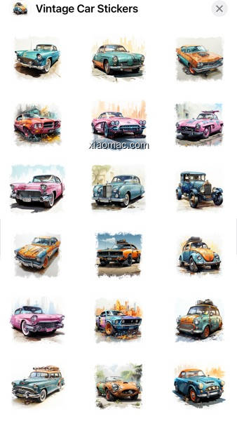 【图】Vintage Car Stickers(截图2)